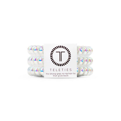 TELETIES Spiral Hair Coils Peppermint Hair Ties