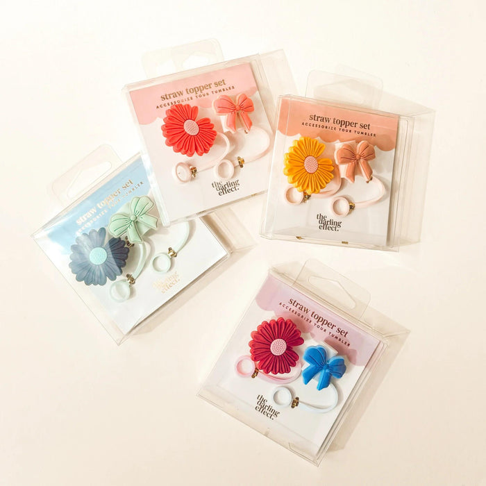 The Darling Effect Straw Topper Set