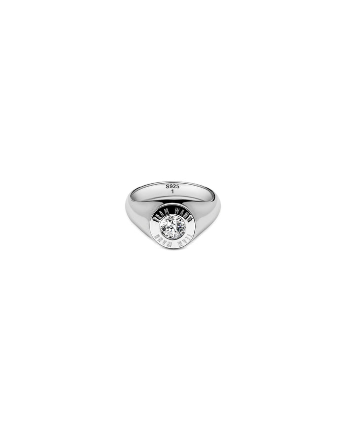 THE ORIGINAL 1 CLASSIC SILVER INLAY RING