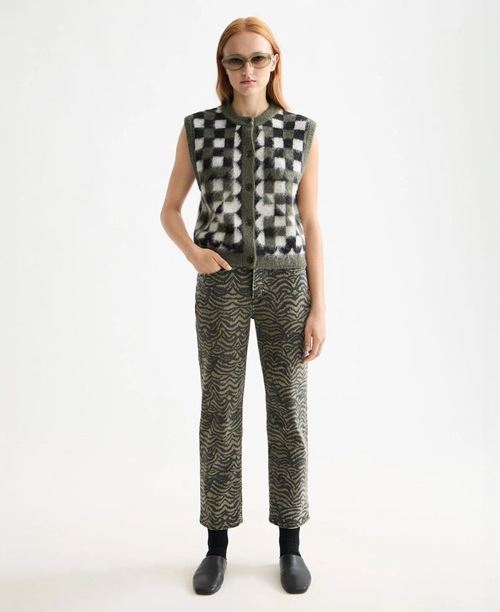 The Sky All Over Print Straight Leg