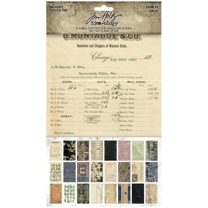 Tim Holtz Idea-Ology Backdrops