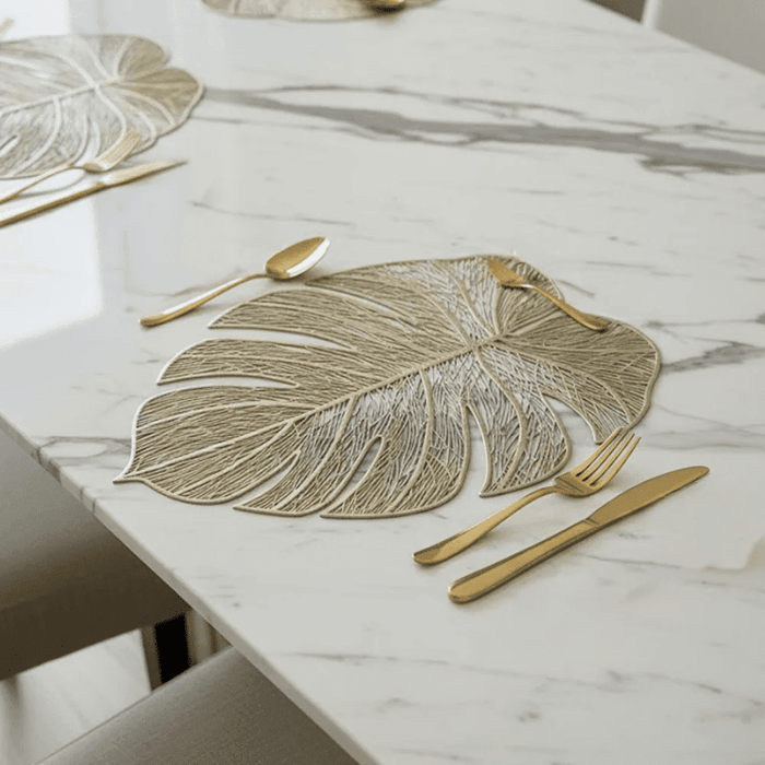 Tressa Gold Leaf Placemat - Set of 4