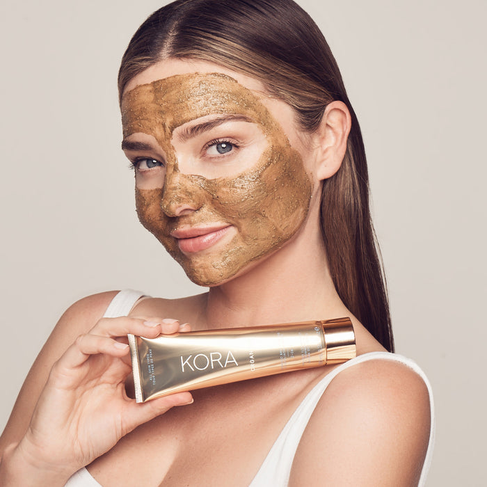 Kora Organics-Turmeric Brightening & Exfoliating Mask-Skincare-8_PDP-Miranda-TMask_V1-The Detox Market |