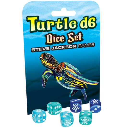 Turtle d6 Dice Set