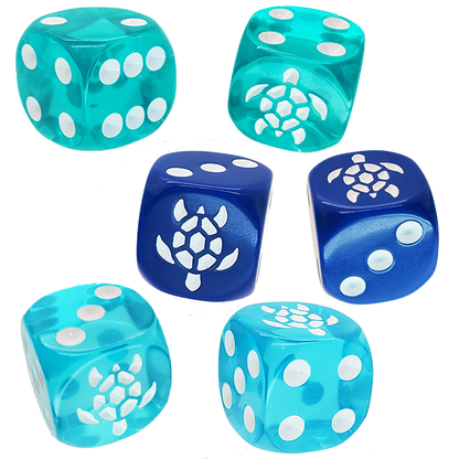 Turtle d6 Dice Set