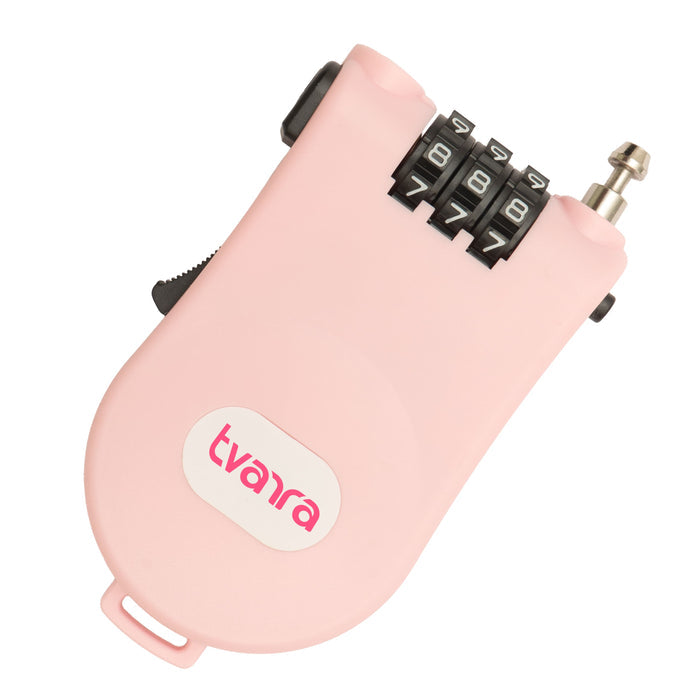 Tvarra Secure Loop Helmet Lock - Baby Pink