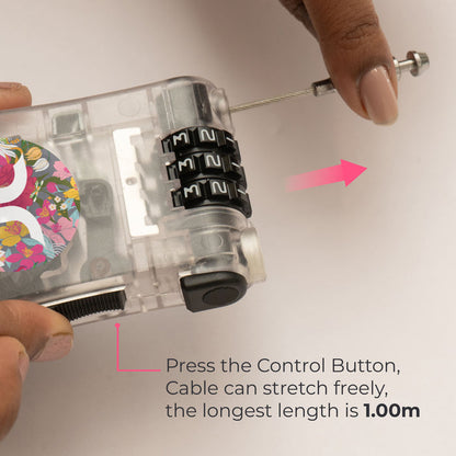 Tvarra Secure Loop Helmet Lock - Clear Core