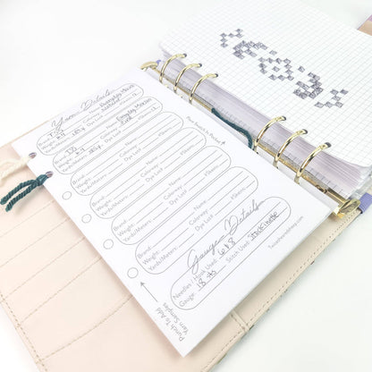 Twice Sheared Sheep - Maisy Highland Cow Project Journal Planner for Knitters & Crocheters