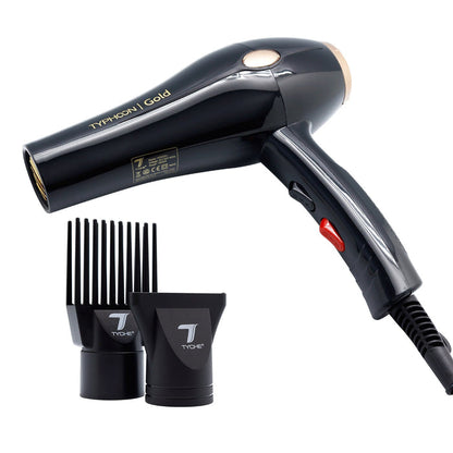 Tyche 1950 Typhoon Gold Hair Dryer - ikatehouse