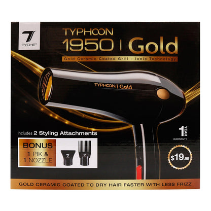 Tyche Typhoon Ceramic Ionic Hair Dryer 1900 - ikatehouse