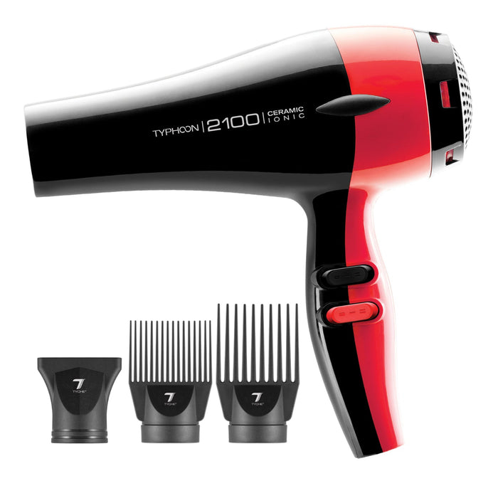 Tyche Typhoon Ceramic Ionic Hair Dryer 2100 - ikatehouse