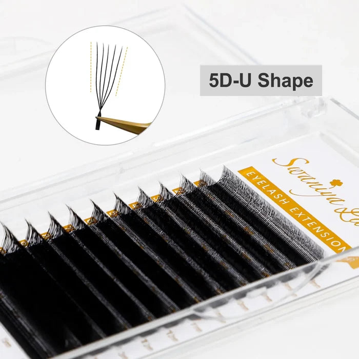 U Shape Lashes M curl 0.07mm| Swaniya Lashes