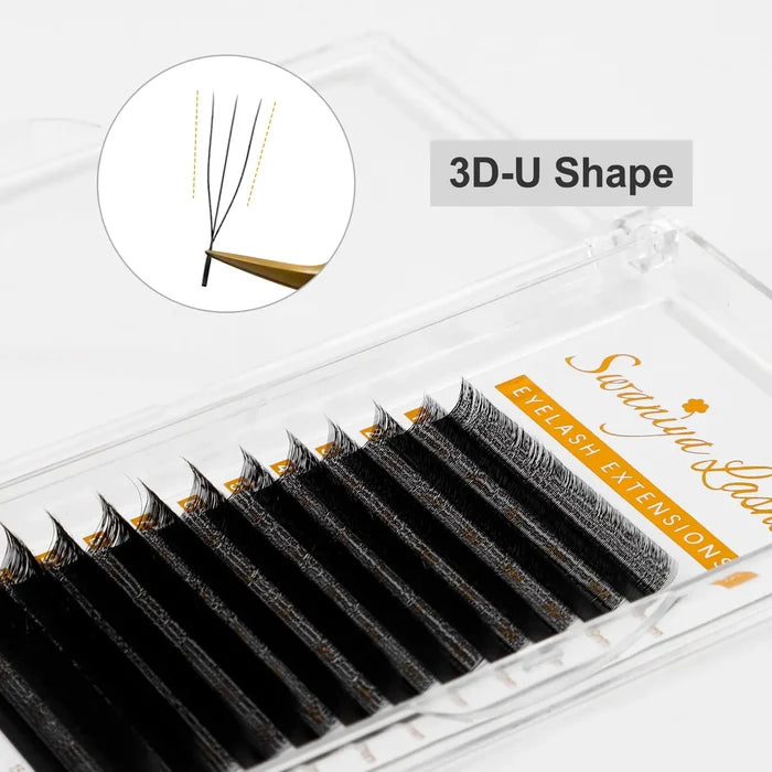 U Shape Lashes M curl 0.07mm| Swaniya Lashes