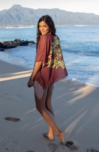 Unity Doves Kimono - Yelena Noah Designs