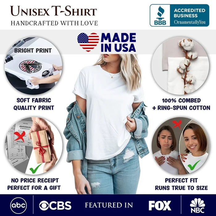 USA 1776 Patriotic T Shirt - Potpourri Gift Shop