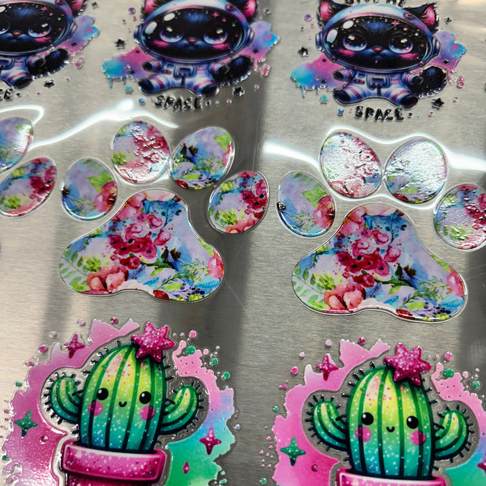 UV DTF Transfers (Stickers) UPLOAD a Gang Sheet (Print Your Designs) by Kingdom Transfers®