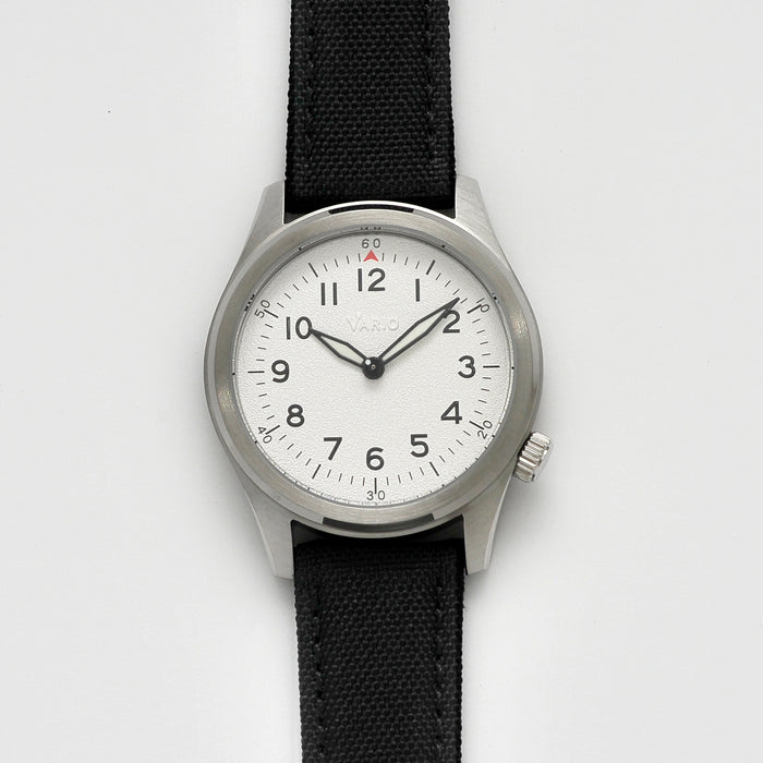 Vario A11-S Solar Quartz Field Watch white