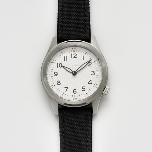 Vario A11-S Solar Quartz Field Watch white