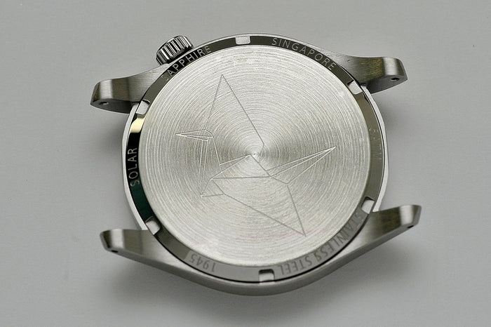 Vario A11-S Solar Quartz Field Watch caseback