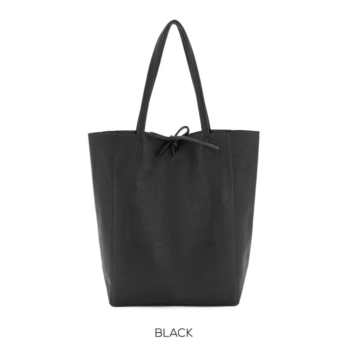 Vera Tucci Italian Leather Nappa Leather Tote Bag