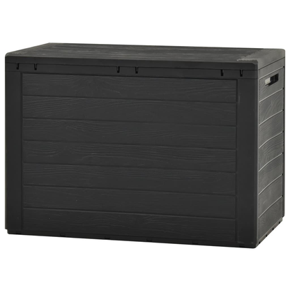 Vida XL Deck Box Anthracite vidaXL Patio Storage Box Anthracite 38.7"x17.3"x21.7"