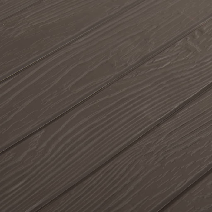 Vida XL Deck Box Brown vidaXL Patio Storage Box Brown 30.7"x17.3"x21.7"