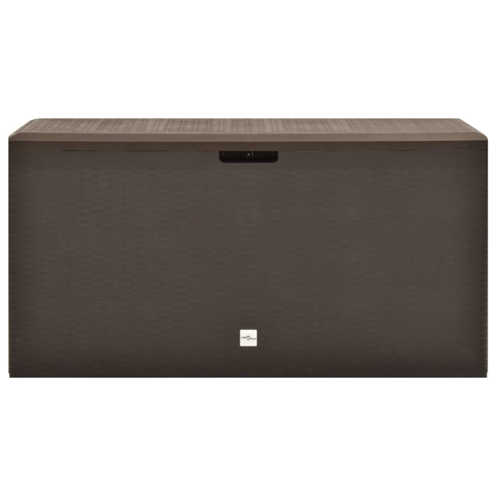 Vida XL Deck Box Brown vidaXL Patio Storage Box Brown 44.9"x18.5"x23.6"
