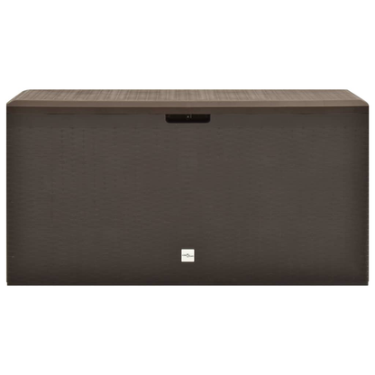 Vida XL Deck Box Brown vidaXL Patio Storage Box Brown 44.9"x18.5"x23.6"