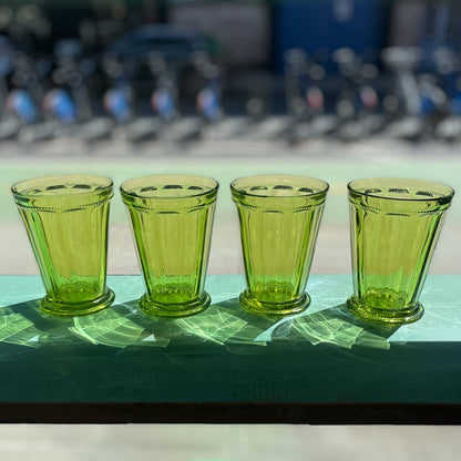 Vintage MCM Green Paneled Glasses