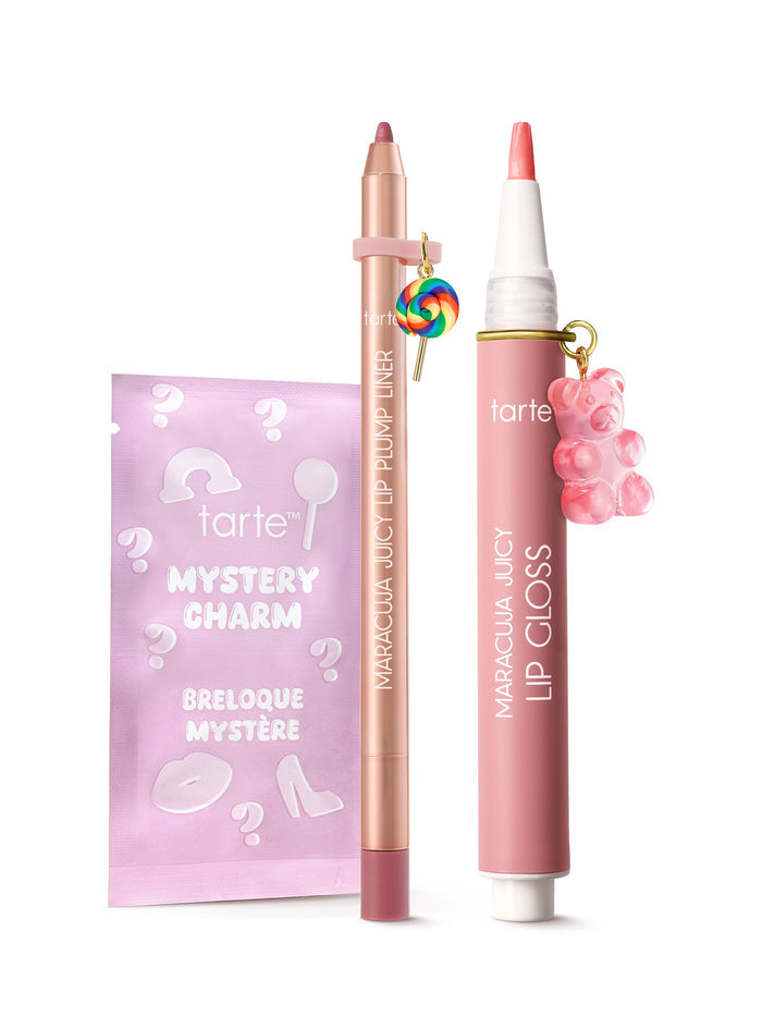 tarte maracuja juicy lip gloss and maracuja juicy lip liner charm