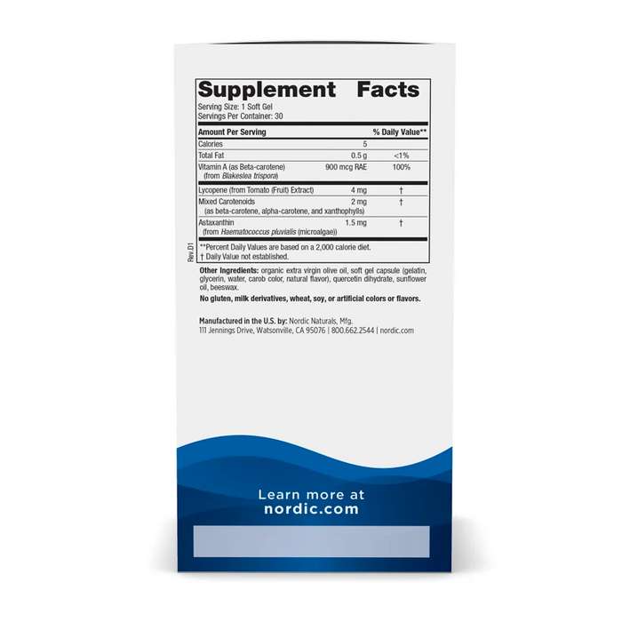 Vitamin A +Carotenoids by Nordic Naturals