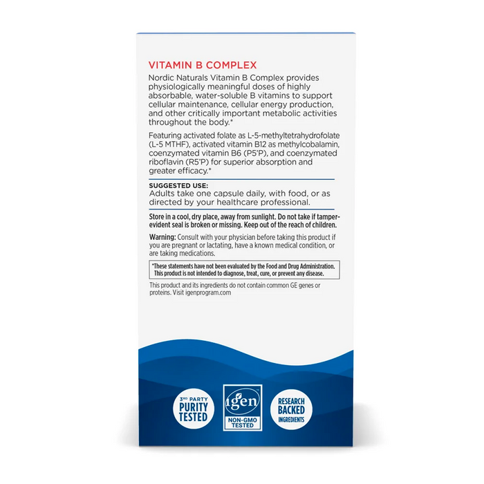 Vitamin B Complex by Nordic Naturals
