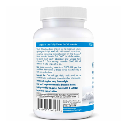 Vitamin D3 5000 by Nordic Naturals