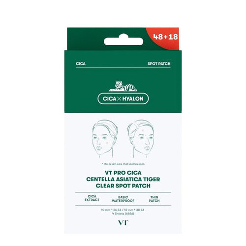 VT PRO CICA CLEAR SPOT PATCH – Plasturi Hidrocoloidali Pentru Cosuri Cu Centella Asiatica