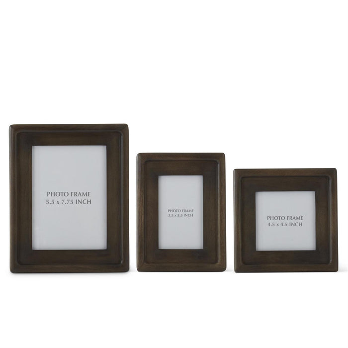 Walnut Finish Wood Frames - Madison's Niche
