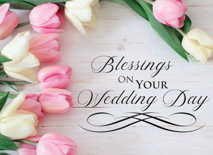 Wedding Florals - Assorted Wedding Cards, Box of 12