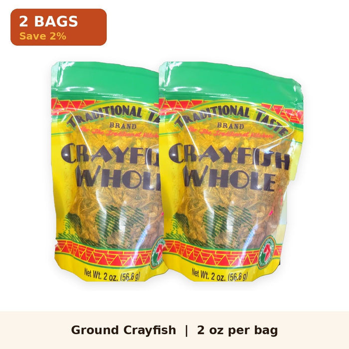 Whole Dried Crayfish, Traditional Taste 2 oz - Yado African & Caribbean Market