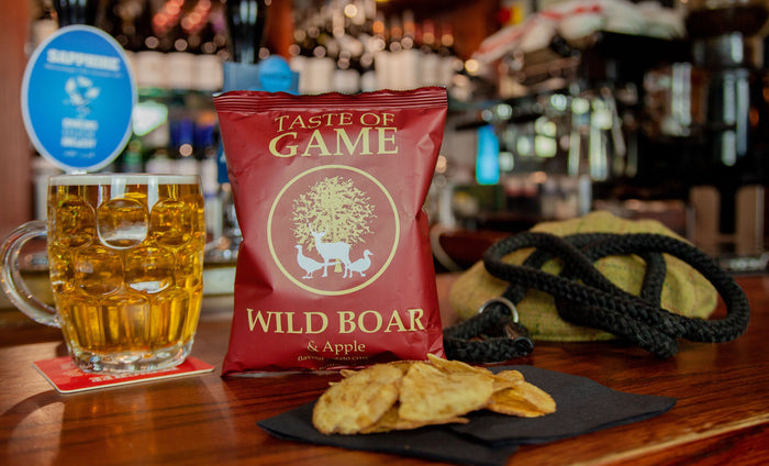 Wild Boar and Apple Crisps 40g (Case of 24)