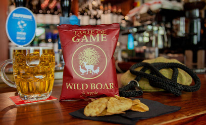 Wild Boar and Apple Crisps 40g (Case of 24)
