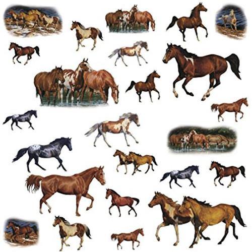 Wild Horses Peel And Stick Wall Decals - EonShoppee