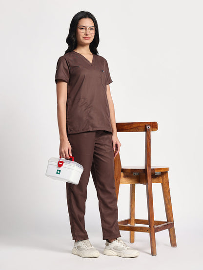 Women Evo Scrub (Walnut) Set