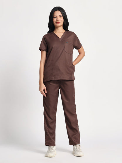 Women Evo Scrub (Walnut) Set