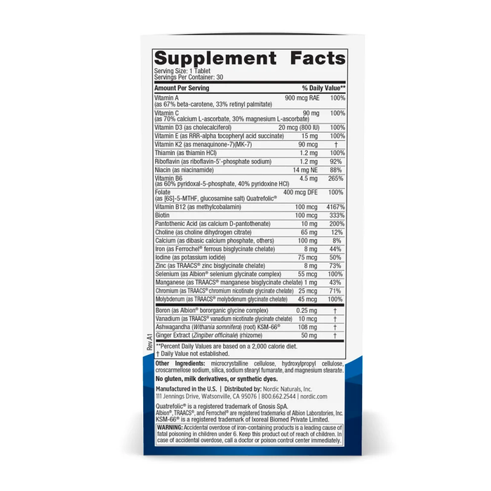 Women's Multivitamin Daily One by Nordic Naturals