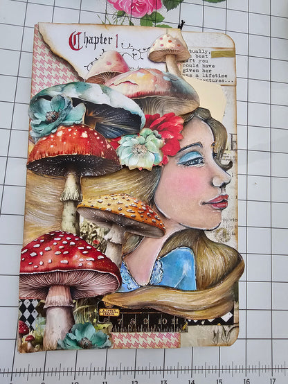 Wonderland Mixed Media Folio by Jen Bishop - INCLUDES BONUS!