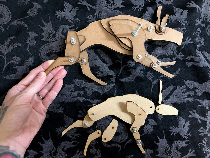 WOOD DOG CREATURE KIT