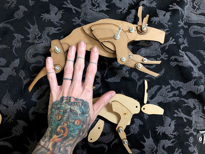 WOOD DOG CREATURE KIT