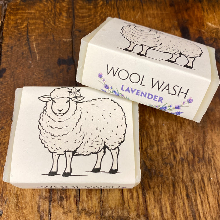 Wool Wash Bar with Lanolin Full Size by Trillium Soaps