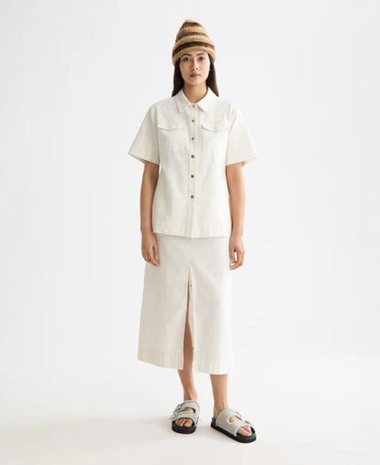 Workwear Midi Skirt