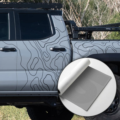 Wraplander DIY Topography Vinyl Wrap Full Car Kit