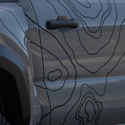 Wraplander DIY Topography Vinyl Wrap Full Car Kit